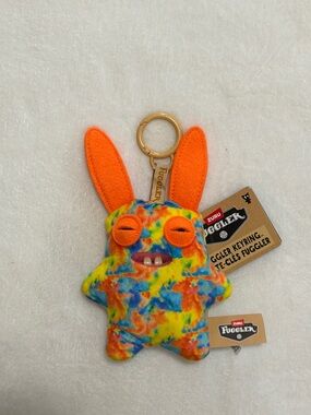Zuru Fuggler Multicolor Plush Keyring with Orange Ears